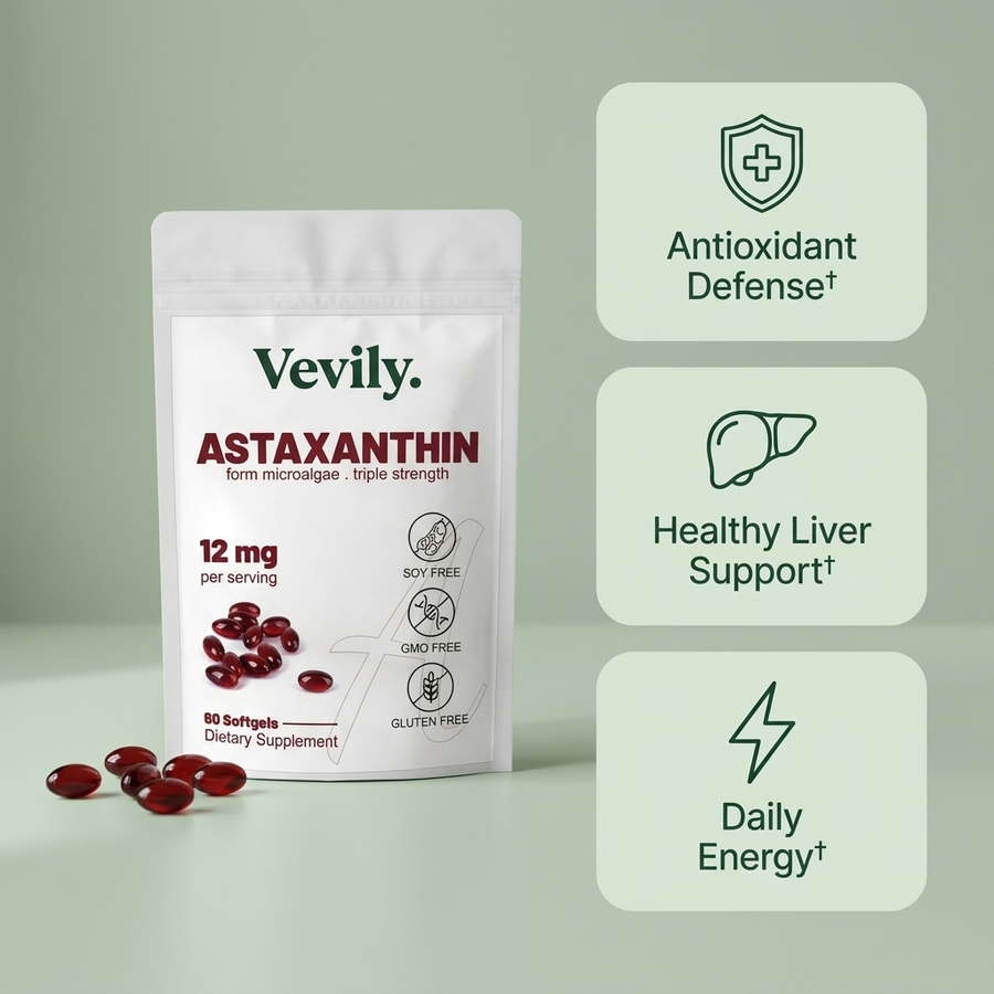 Vevily Astaxanthin — Daily Liver Support