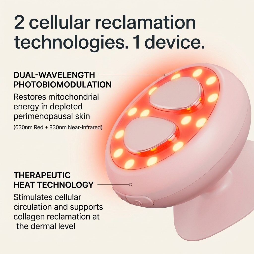 MENOLAE RESTORE® Dual-Wavelength Red Light Therapy For Perimenopausal Skin