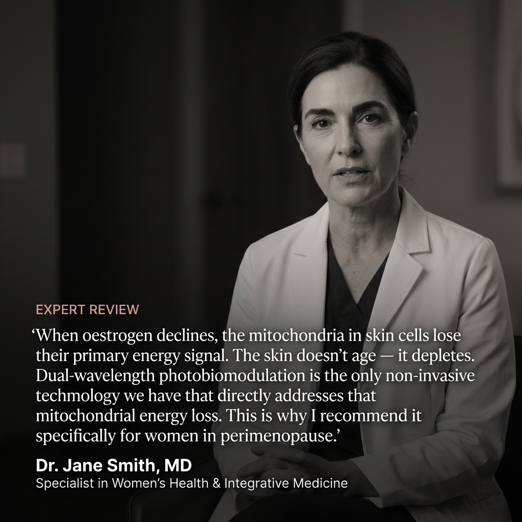 MENOLAE RESTORE® Dual-Wavelength Red Light Therapy For Perimenopausal Skin