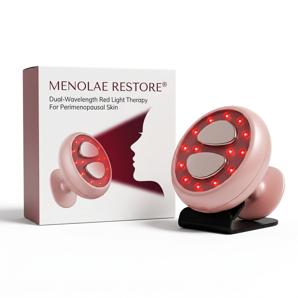 MENOLAE RESTORE® Dual-Wavelength Red Light Therapy For Perimenopausal Skin