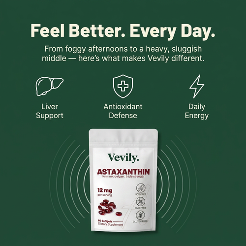 Vevily Astaxanthin — Daily Liver Support